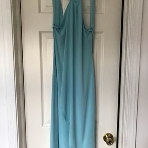 Drape sleeveless dress